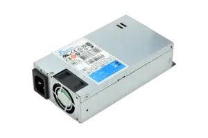 海冠 SSP-651FCP5 工業電源供應器，採用緊湊型灰色金屬外殼，配備後置風扇以實現高效散熱。